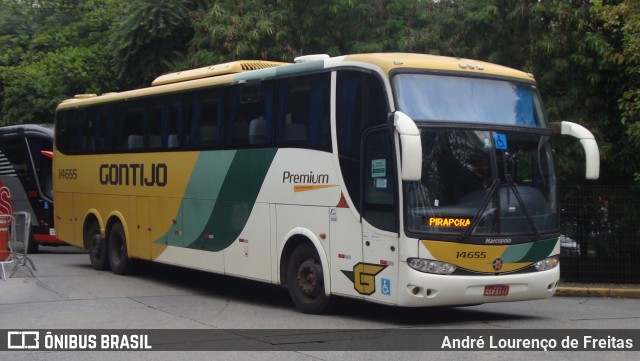 Empresa Gontijo de Transportes 14655 na cidade de São Paulo, São Paulo, Brasil, por André Lourenço de Freitas. ID da foto: 10909967.