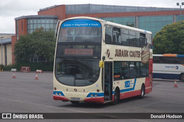 First - Wessex Dorset & South Somerset 37584 na cidade de Exeter, Devon, Inglaterra, por Donald Hudson. ID da foto: 10912143.