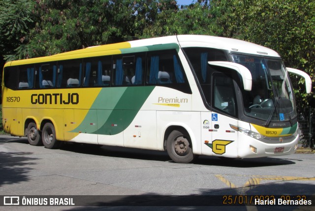 Empresa Gontijo de Transportes 18570 na cidade de São Paulo, São Paulo, Brasil, por Hariel Bernades. Número da foto: #10912124.