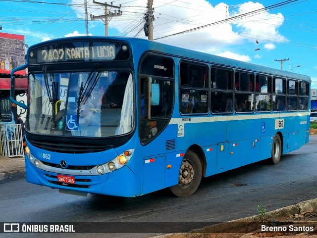 Taguatur - Taguatinga Transporte e Turismo 06862 na cidade de Ceilândia, Distrito Federal, Brasil, por Brenno Santos. Número da foto: #10911980.