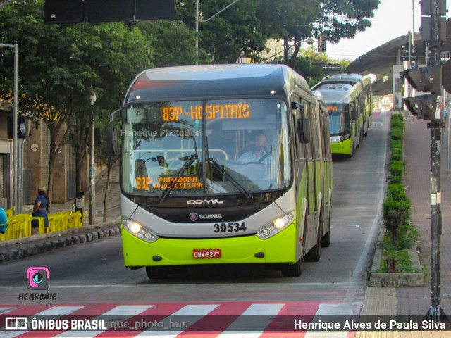Bettania Ônibus 30534 na cidade de Belo Horizonte, Minas Gerais, Brasil, por Henrique Alves de Paula Silva. Número da foto: #10911796.