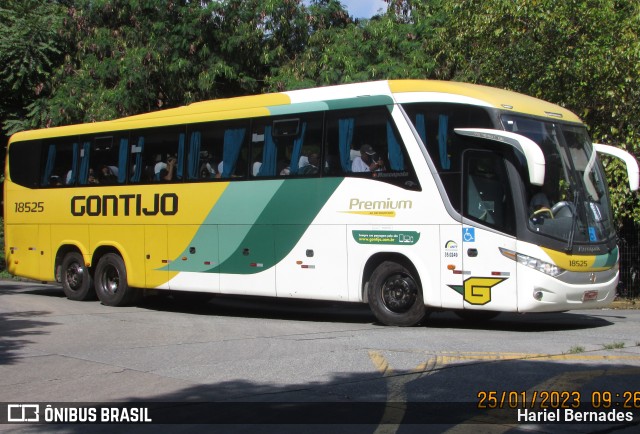 Empresa Gontijo de Transportes 18525 na cidade de São Paulo, São Paulo, Brasil, por Hariel Bernades. Número da foto: #10912121.