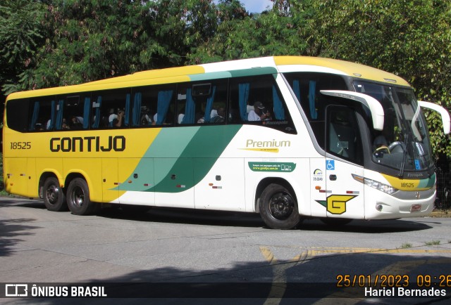 Empresa Gontijo de Transportes 18525 na cidade de São Paulo, São Paulo, Brasil, por Hariel Bernades. ID da foto: 10912121.