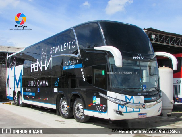 Empresa de Ônibus Nossa Senhora da Penha 60015 na cidade de Campinas, São Paulo, Brasil, por Henrique Alves de Paula Silva. ID da foto: 10911795.