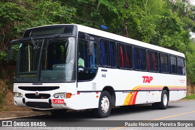 TAP Turismo e Fretamento 042 na cidade de Piraí, Rio de Janeiro, Brasil, por Paulo Henrique Pereira Borges. Número da foto: #10839132.