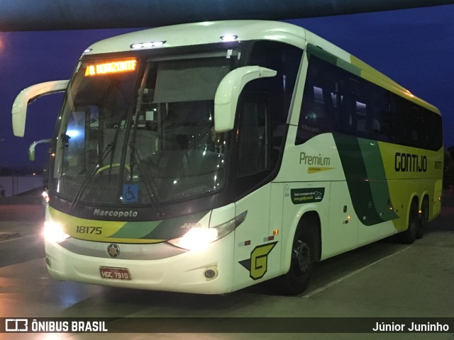 Empresa Gontijo de Transportes 18175 na cidade de Marília, São Paulo, Brasil, por Júnior Juninho. ID da foto: 10838868.