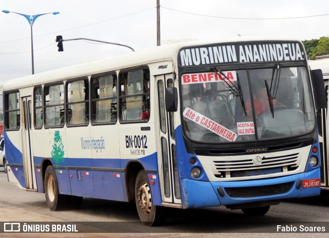 Transportes Barata BN-0012 na cidade de Ananindeua, Pará, Brasil, por Fabio Soares. Número da foto: #10837788.