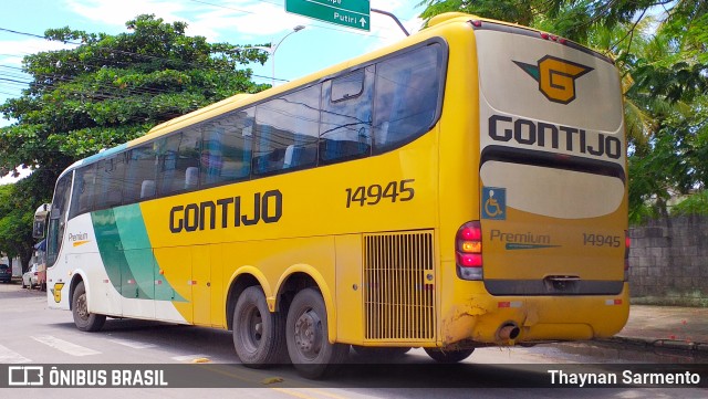 Empresa Gontijo de Transportes 14945 na cidade de Serra, Espírito Santo, Brasil, por Thaynan Sarmento. ID da foto: 10837863.