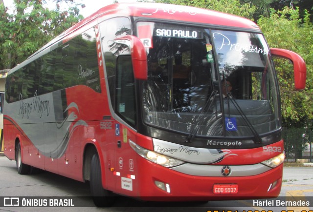 Empresa de Ônibus Pássaro Marron 5932 na cidade de São Paulo, São Paulo, Brasil, por Hariel Bernades. Número da foto: #10837742.