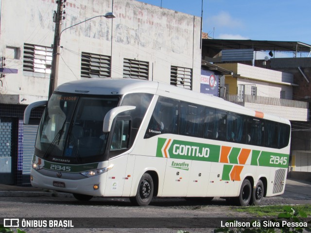Empresa Gontijo de Transportes 21345 na cidade de Caruaru, Pernambuco, Brasil, por Lenilson da Silva Pessoa. Número da foto: #10839165.