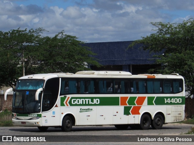 Empresa Gontijo de Transportes 14400 na cidade de Caruaru, Pernambuco, Brasil, por Lenilson da Silva Pessoa. ID da foto: 10839191.