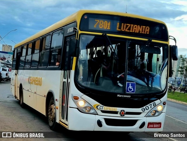 CT Expresso 9078 na cidade de Taguatinga, Distrito Federal, Brasil, por Brenno Santos. Número da foto: #10838050.
