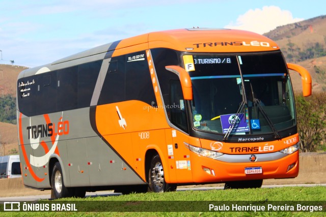 Transléo Locadora 4008 na cidade de Roseira, São Paulo, Brasil, por Paulo Henrique Pereira Borges. ID da foto: 10841856.