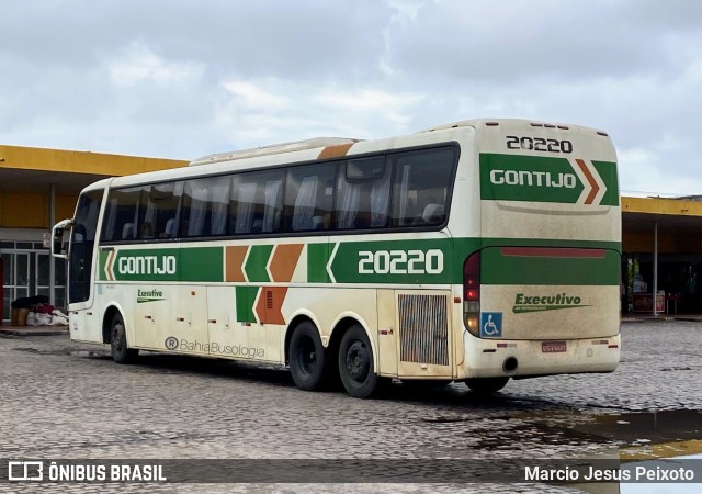 Empresa Gontijo de Transportes 20220 na cidade de Feira de Santana, Bahia, Brasil, por Marcio Jesus Peixoto. ID da foto: 10841172.