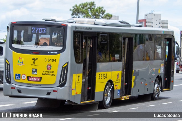 Transunião Transportes 3 6194 na cidade de São Paulo, São Paulo, Brasil, por Lucas Sousa. Número da foto: #10841225.