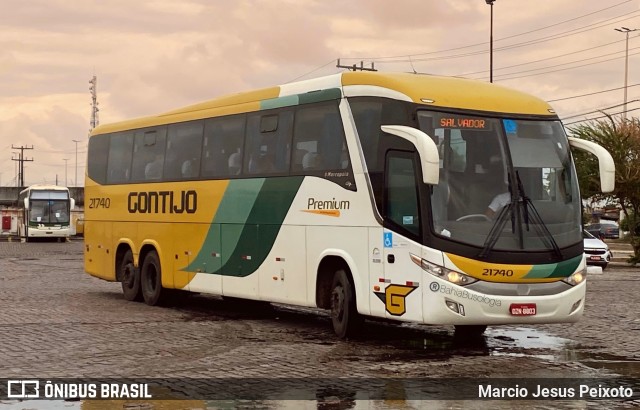 Empresa Gontijo de Transportes 21740 na cidade de Feira de Santana, Bahia, Brasil, por Marcio Jesus Peixoto. ID da foto: 10841168.