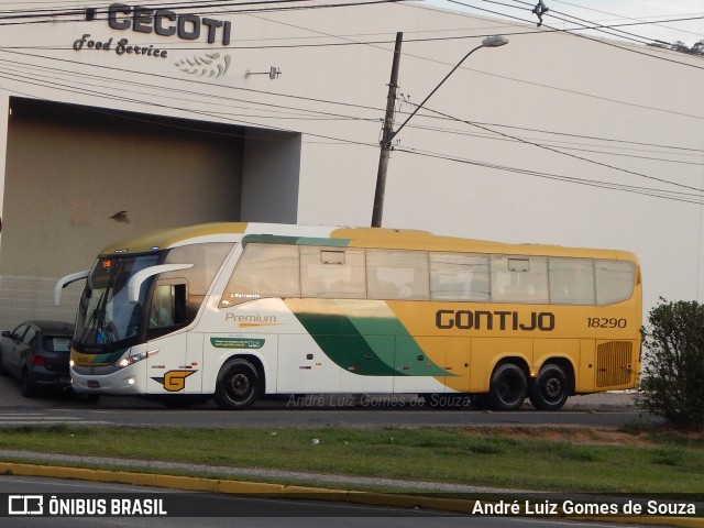 Empresa Gontijo de Transportes 18290 na cidade de Juiz de Fora, Minas Gerais, Brasil, por André Luiz Gomes de Souza. ID da foto: 10840960.