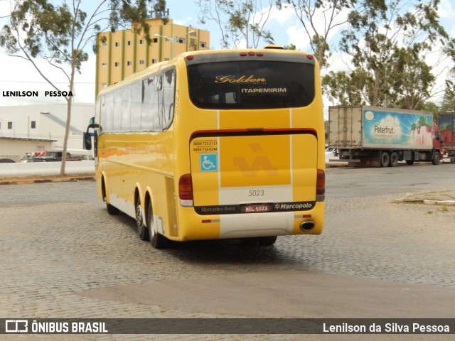 Viação Itapemirim 5023 na cidade de Caruaru, Pernambuco, Brasil, por Lenilson da Silva Pessoa. ID da foto: 10840501.