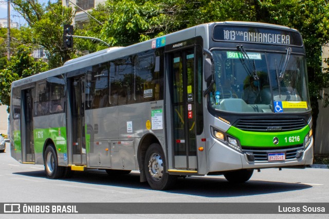Transcooper > Norte Buss 1 6216 na cidade de São Paulo, São Paulo, Brasil, por Lucas Sousa. Número da foto: #10841208.