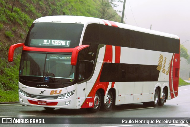 BLJ Turismo 169 na cidade de Piraí, Rio de Janeiro, Brasil, por Paulo Henrique Pereira Borges. ID da foto: 10841795.