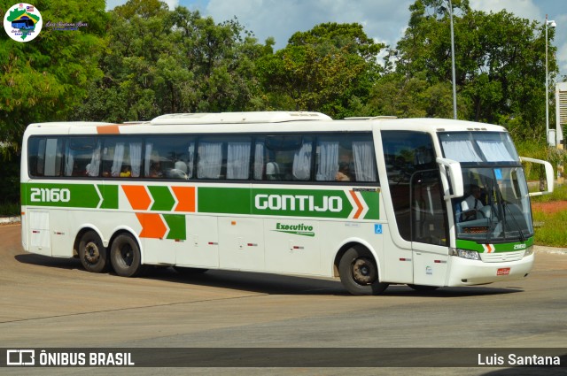 Empresa Gontijo de Transportes 21160 na cidade de Brasília, Distrito Federal, Brasil, por Luis Santana. ID da foto: 10839940.