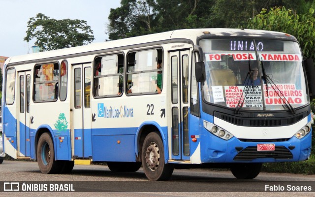 Transportes Marituba - Transmab 22 na cidade de Ananindeua, Pará, Brasil, por Fabio Soares. ID da foto: 10840051.