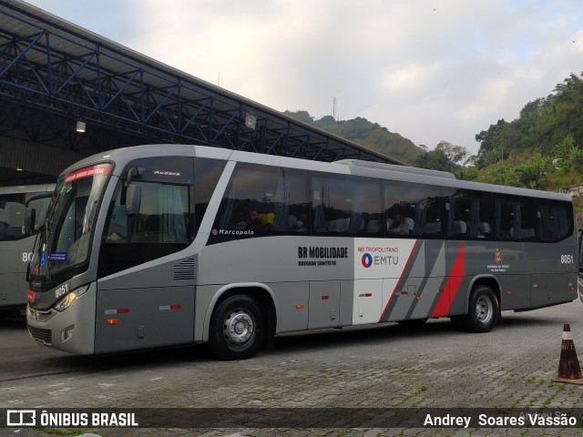 BR Mobilidade Baixada Santista 8051 na cidade de Santos, São Paulo, Brasil, por Andrey  Soares Vassão. ID da foto: 10843186.