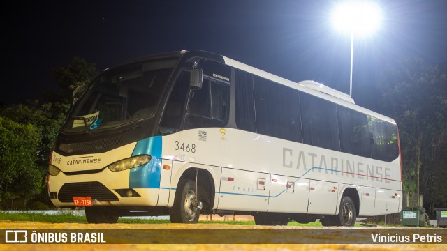 Auto Viação Catarinense 3468 na cidade de Joinville, Santa Catarina, Brasil, por Vinicius Petris. ID da foto: 10845884.