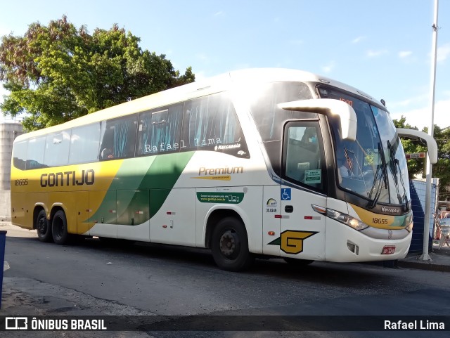 Empresa Gontijo de Transportes 18655 na cidade de Rio de Janeiro, Rio de Janeiro, Brasil, por Rafael Lima. Número da foto: #10844382.