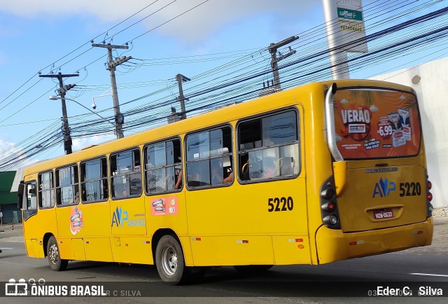 AVP - Auto Viação Paraíso 5220 na cidade de Aracaju, Sergipe, Brasil, por Eder C.  Silva. Número da foto: #10843669.