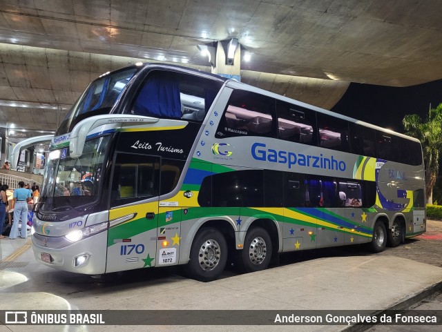 Gasparzinho Turismo 1170 na cidade de Uberlândia, Minas Gerais, Brasil, por Anderson Gonçalves da Fonseca. ID da foto: 10842668.