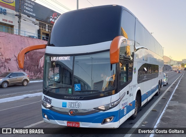 Expresso União 20035 na cidade de Cariacica, Espírito Santo, Brasil, por Everton Costa Goltara. Número da foto: #10844275.
