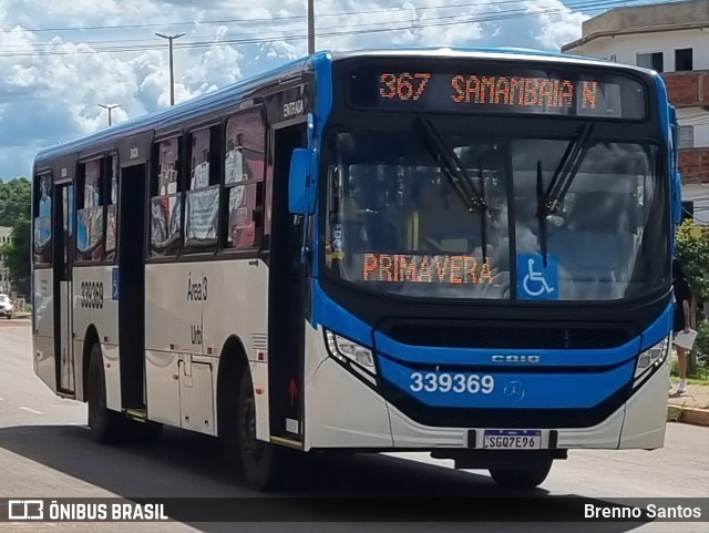 Urbi Mobilidade Urbana 339369 na cidade de Samambaia, Distrito Federal, Brasil, por Brenno Santos. ID da foto: 10842339.