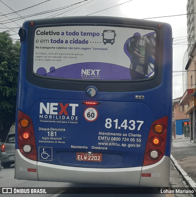 Next Mobilidade - ABC Sistema de Transporte 81.437 na cidade de São Caetano do Sul, São Paulo, Brasil, por Lohan Mariano. Número da foto: #10844070.