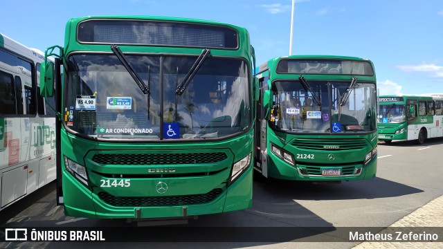 OT Trans - Ótima Salvador Transportes 21445 na cidade de Salvador, Bahia, Brasil, por Matheus Zeferino. ID da foto: 10846217.