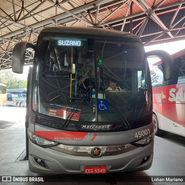 Empresa de Ônibus Pássaro Marron 45001 na cidade de São Paulo, São Paulo, Brasil, por Lohan Mariano. ID da foto: 10847033.