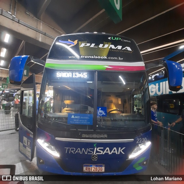 Trans Isaak Turismo 2230 na cidade de São Paulo, São Paulo, Brasil, por Lohan Mariano. Número da foto: #10848454.