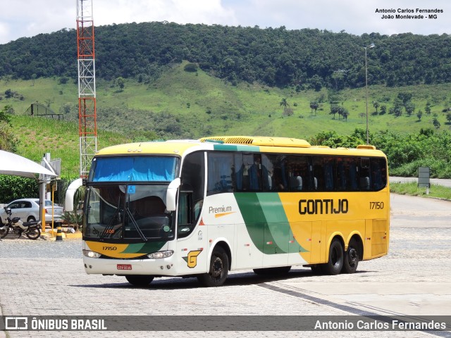 Empresa Gontijo de Transportes 17150 na cidade de João Monlevade, Minas Gerais, Brasil, por Antonio Carlos Fernandes. Número da foto: #10846691.