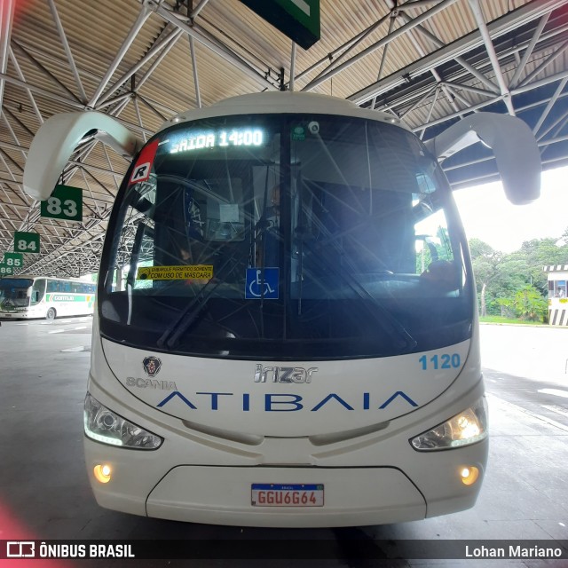 Viação Atibaia São Paulo 1120 na cidade de São Paulo, São Paulo, Brasil, por Lohan Mariano. Número da foto: #10848442.
