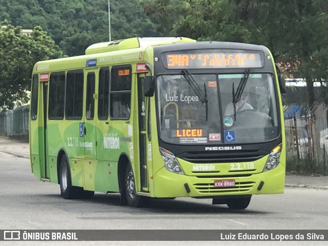Santo Antônio Transportes Niterói 2.2.118 na cidade de Niterói, Rio de Janeiro, Brasil, por Luiz Eduardo Lopes da Silva. Número da foto: #10848187.