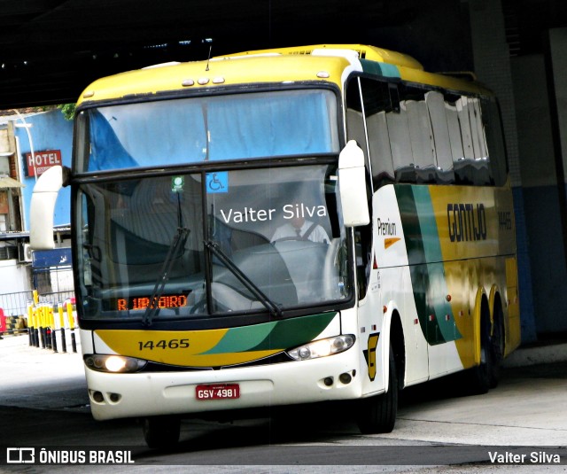 Empresa Gontijo de Transportes 14465 na cidade de Rio de Janeiro, Rio de Janeiro, Brasil, por Valter Silva. ID da foto: 10847417.