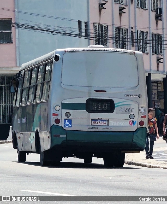 Viação Grande Vitória 23866 na cidade de Vitória, Espírito Santo, Brasil, por Sergio Corrêa. ID da foto: 10846172.