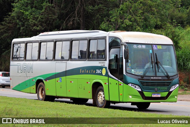 Turin Transportes 2160 na cidade de Conselheiro Lafaiete, Minas Gerais, Brasil, por Lucas Oliveira. Número da foto: #10846833.