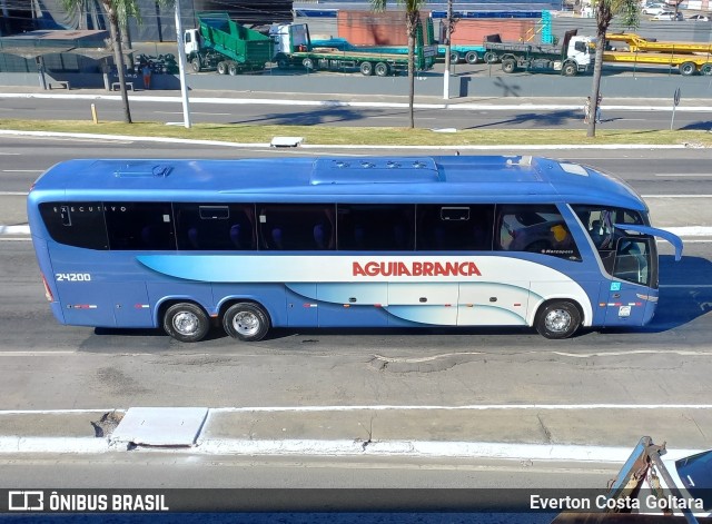 Viação Águia Branca 24200 na cidade de Cariacica, Espírito Santo, Brasil, por Everton Costa Goltara. Número da foto: #10848639.