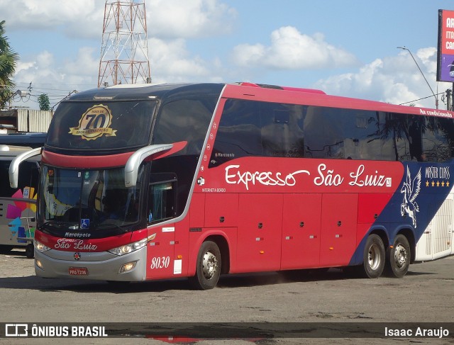 Expresso São Luiz 8030 na cidade de Feira de Santana, Bahia, Brasil, por Isaac Araujo. Número da foto: #10846812.