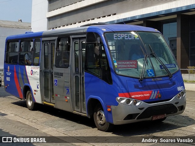 BR Mobilidade Baixada Santista 6803 na cidade de São Vicente, São Paulo, Brasil, por Andrey  Soares Vassão. ID da foto: 10848757.