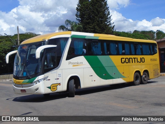 Empresa Gontijo de Transportes 19360 na cidade de Três Corações, Minas Gerais, Brasil, por Fábio Mateus Tibúrcio. ID da foto: 10846726.