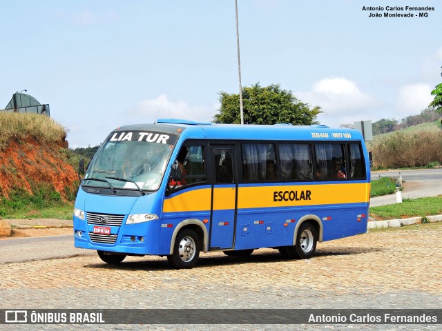 Lia Tur 6164 na cidade de João Monlevade, Minas Gerais, Brasil, por Antonio Carlos Fernandes. ID da foto: 10846701.