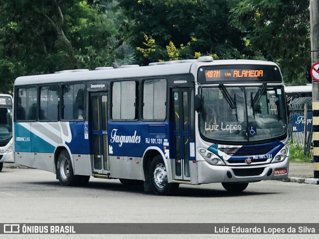 Auto Ônibus Fagundes RJ 101.131 na cidade de Niterói, Rio de Janeiro, Brasil, por Luiz Eduardo Lopes da Silva. Número da foto: #10848250.