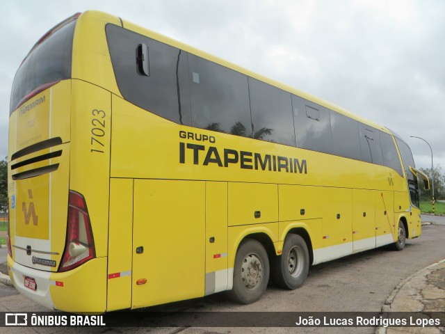 Viação Itapemirim 17023 na cidade de Brasília, Distrito Federal, Brasil, por João Lucas Rodrigues Lopes. Número da foto: #10851471.